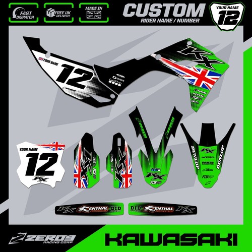 Kawasaki motocross grafica - kawasaki,