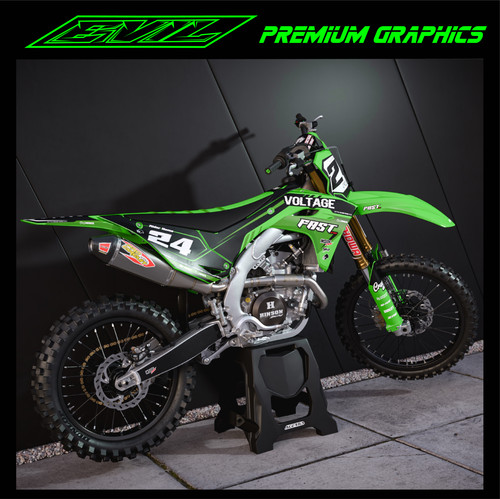 Kawasaki motocross grafica - kawasaki,