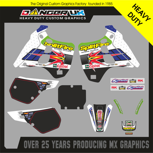 Kit adesivi grafica kawasaki - adesivi,