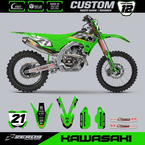Adesivo grafico kawasaki - adesivo,